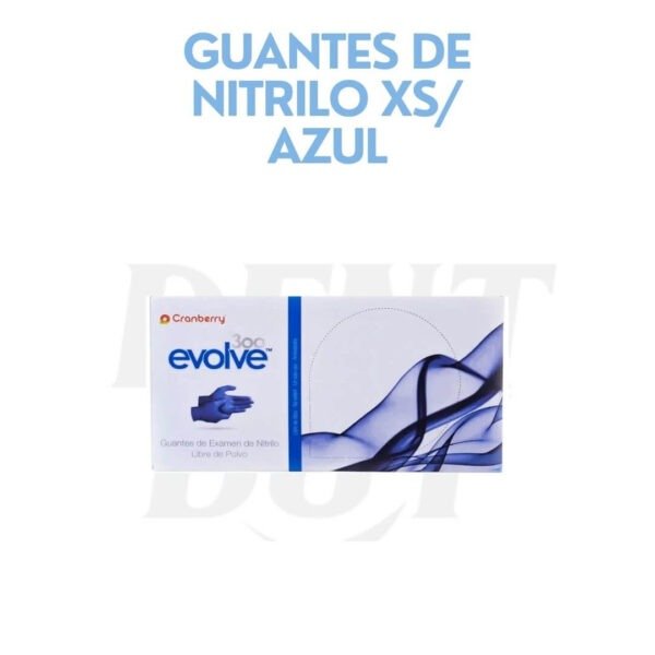 GUANTES DE NITRILO XS / AZUL
