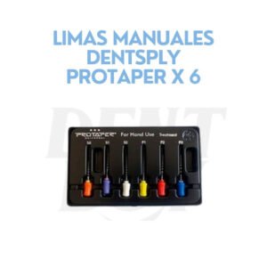 LIMAS MANUALES DENTSPLY PROTAPER X 6