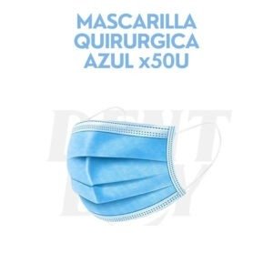 MASCARILLA QUIRURGICA AZUL x50U