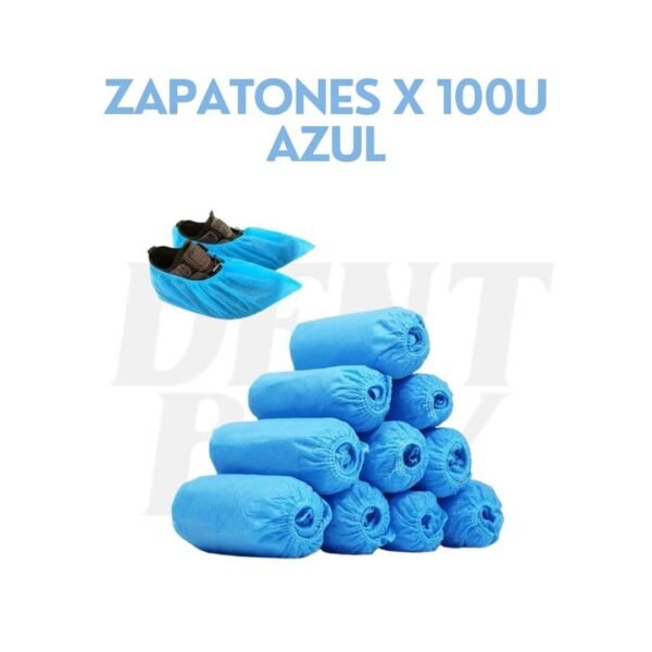 ZAPATONES X 100U AZUL