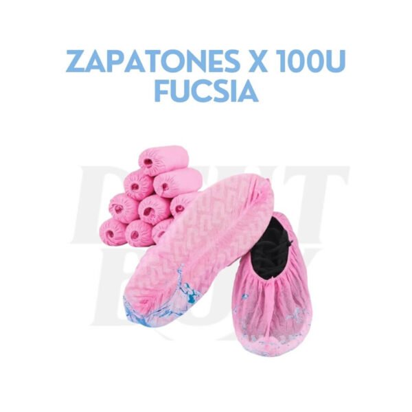 ZAPATONES X 100U FUCSIA