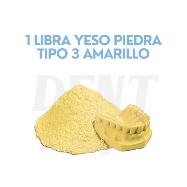 1 LIBRA YESO PIEDRA TIPO 3 AMARILLO