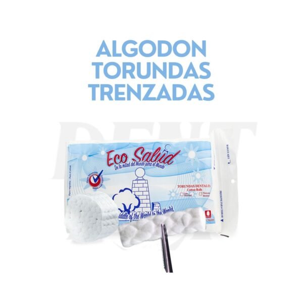 ALGODON TORUNDAS TRENZADAS