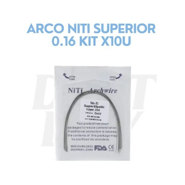 ARCO NITI SUPERIOR 0.16 KIT X10U