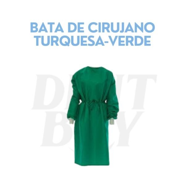 BATA DE CIRUJANO TURQUESA-VERDE