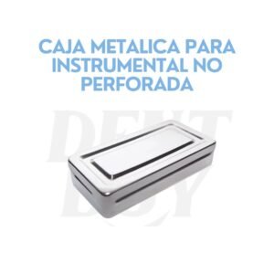 CAJA METALICA PARA INSTRUMENTAL NO PERFORADA