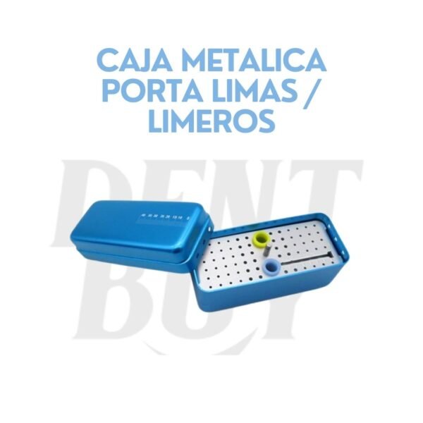 CAJA METALICA PORTA LIMAS / LIMEROS