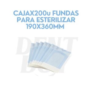 CAJAX200u FUNDAS PARA ESTERILIZAR 190X360MM
