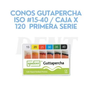 CONOS GUTAPERCHA ISO #15-40 / CAJA X 120  PRIMERA SERIE