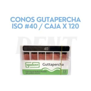 CONOS GUTAPERCHA ISO #40 / CAJA X 120