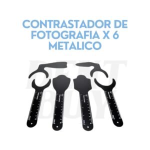 CONTRASTADOR DE FOTOGRAFIA X 6 METALICO