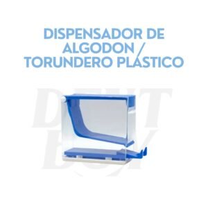 DISPENSADOR DE ALGODON / TORUNDERO PLASTICO