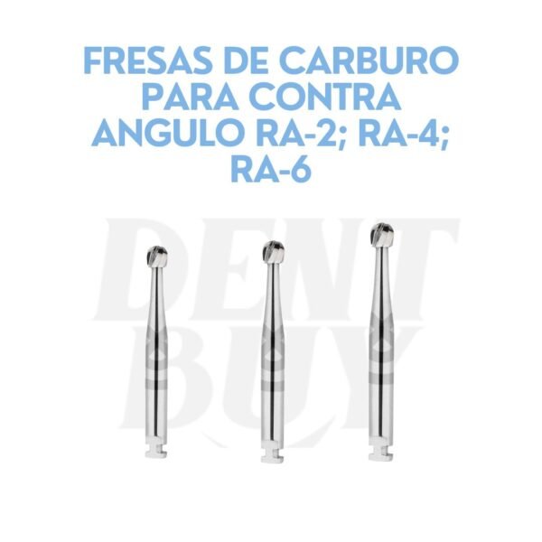 FRESAS DE CARBURO PARA CONTRA ANGULO RA-2; RA-4; RA-6
