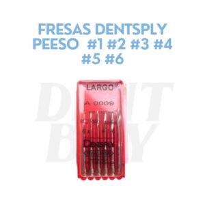 FRESAS DENTSPLY PEESO  #1 #2 #3 #4 #5 #6