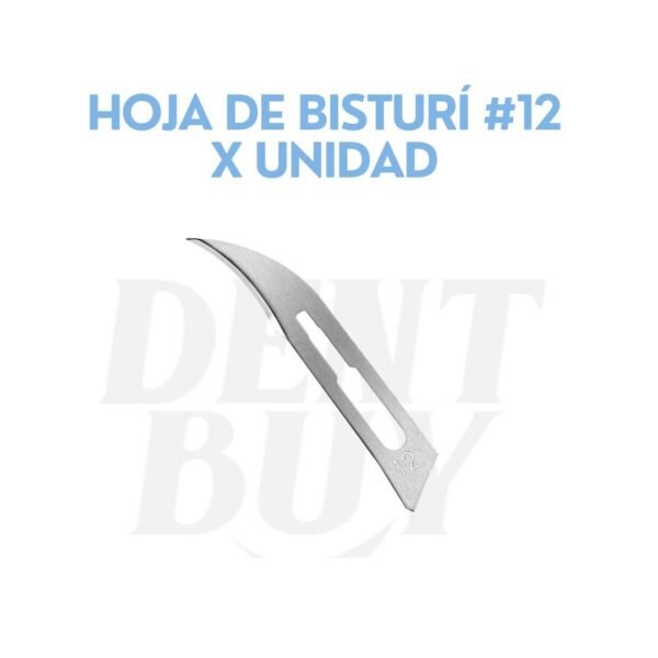 HOJA DE BISTURÍ #12 X UNIDAD