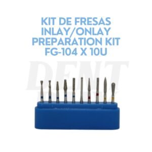 KIT DE FRESAS INLAY/ONLAY PREPARATION KIT FG-104 X 10U