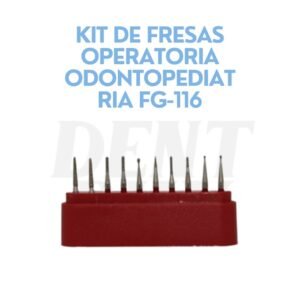 KIT DE FRESAS OPERATORIA ODONTOPEDIATRIA FG-116
