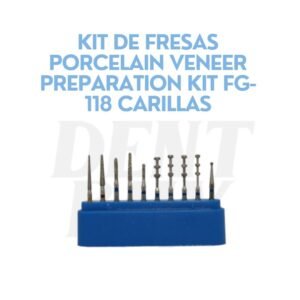 KIT DE FRESAS PORCELAIN VENEER PREPARATION KIT FG-118 CARILLAS