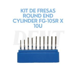 KIT DE FRESAS ROUND END CYLINDER FG-10SR X 10U