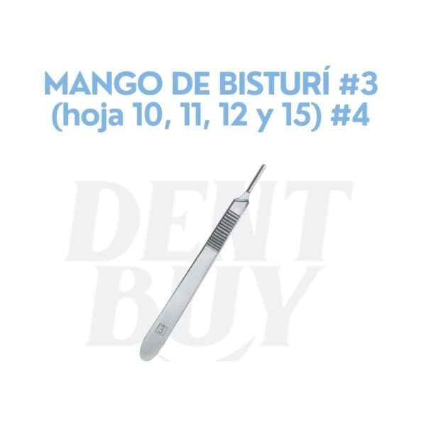 MANGO DE BISTURÍ #3 (hoja 10, 11, 12 y 15) #4