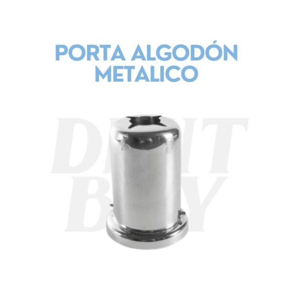 PORTA ALGODÓN METALICO
