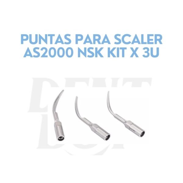 PUNTAS PARA SCALER AS2000 NSK KIT X 3U