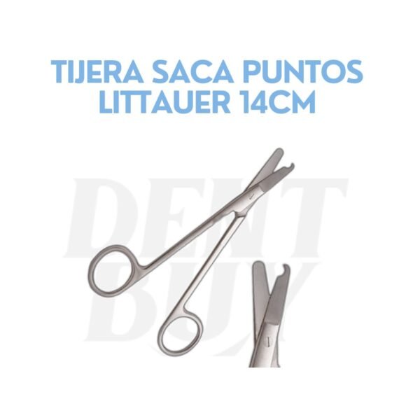 TIJERA SACA PUNTOS LITTAUER 14CM