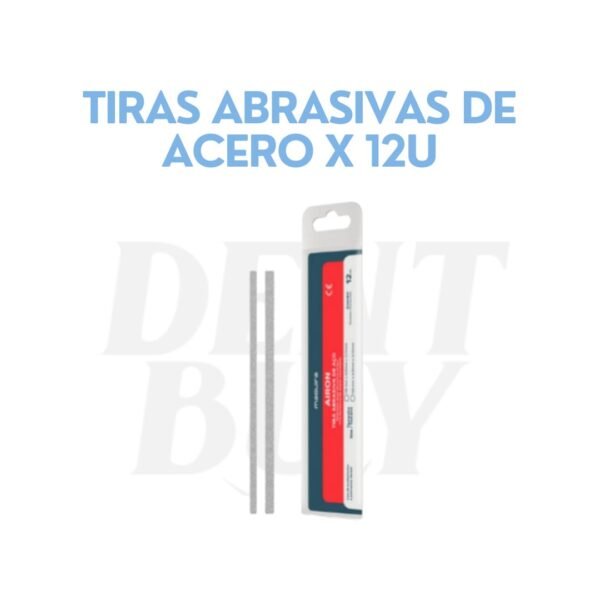 TIRAS ABRASIVAS DE ACERO X 12U