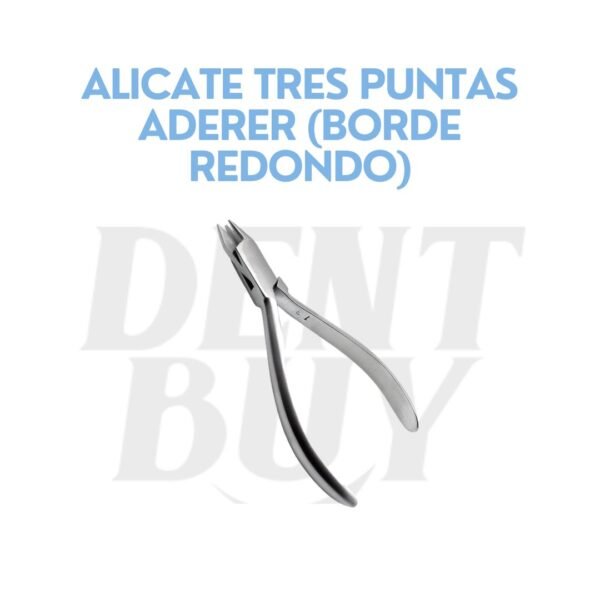 ALICATE TRES PUNTAS ADERER (BORDE REDONDO)