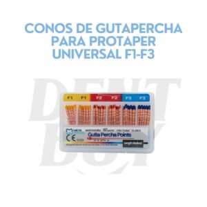 CONOS DE GUTAPERCHA PARA PROTAPER UNIVERSAL F1-F3