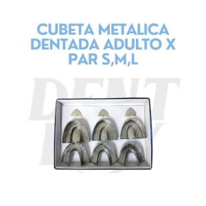 CUBETA METALICA DENTADA ADULTO X PAR S,M,L