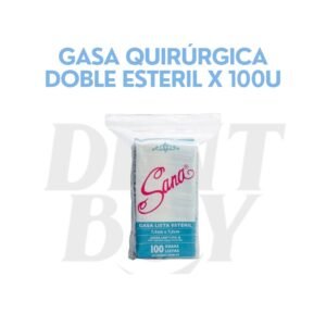 GASA QUIRÚRGICA DOBLE ESTERIL X 100U