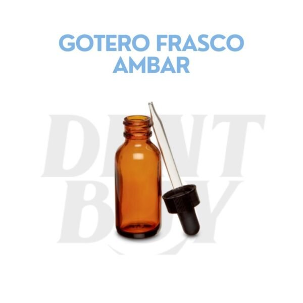 GOTERO FRASCO AMBAR