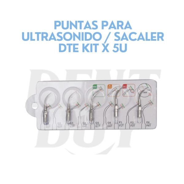 PUNTAS PARA ULTRASONIDO / SACALER DTE KIT X 5U