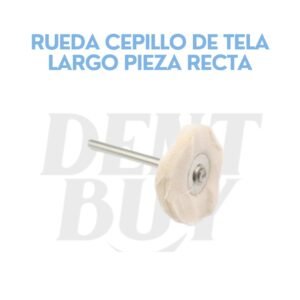 RUEDA CEPILLO DE TELA LARGO PIEZA RECTA