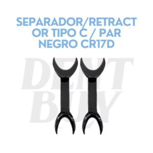 SEPARADOR/RETRACTOR TIPO C / PAR NEGRO CR17D