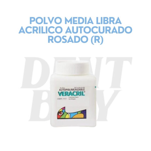 POLVO MEDIA LIBRA ACRILICO AUTOCURADO ROSADO (R)