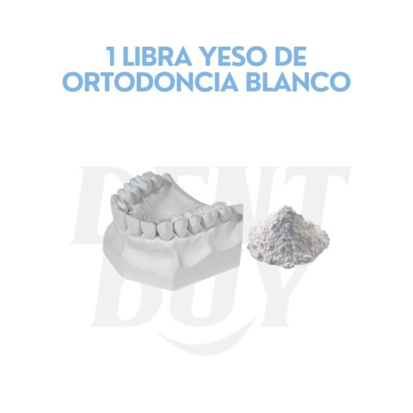 1 LIBRA YESO DE ORTODONCIA BLANCO