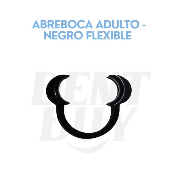 ABREBOCA ADULTO - NEGRO FLEXIBLE