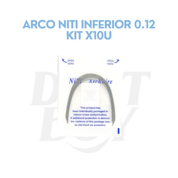 ARCO NITI INFERIOR 0.12 KIT X10U