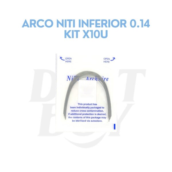 ARCO NITI INFERIOR 0.14 KIT X10U