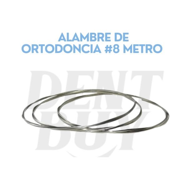 Alambre de ortodoncia #8 metro