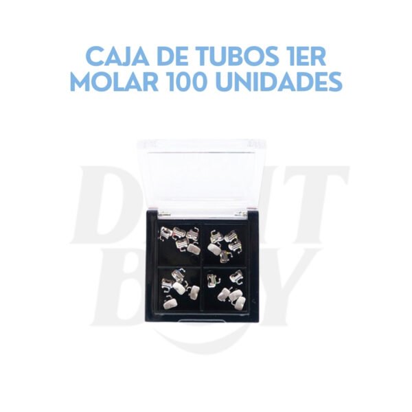 CAJA DE TUBOS 1ER MOLAR 100 UNIDADES