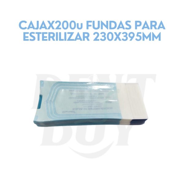 CAJAX200u FUNDAS PARA ESTERILIZAR 230X395MM