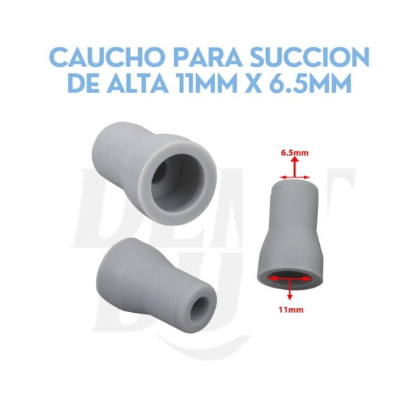 CAUCHO PARA SUCCION DE ALTA 11MM X 6.5MM