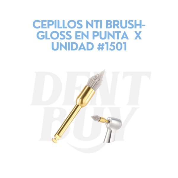 CEPILLOS NTI BRUSH-GLOSS EN PUNTA  X UNIDAD #1501