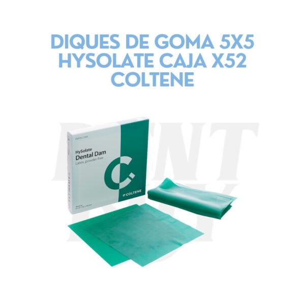 DIQUES DE GOMA 5X5 HYSOLATE CAJA X52 COLTENE
