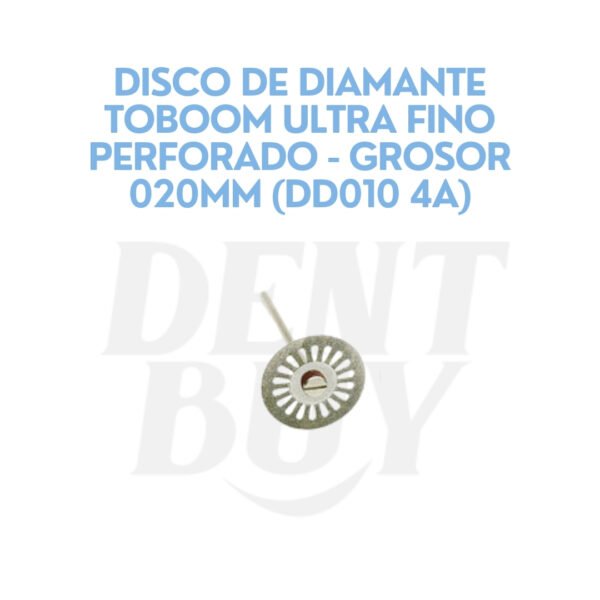 DISCO DE DIAMANTE TOBOOM ULTRA FINO PERFORADO - GROSOR 020MM (DD010 4A)