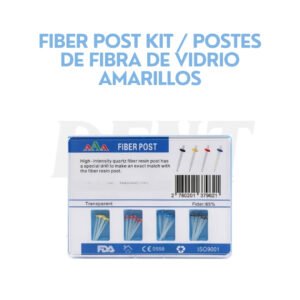 FIBER POST KIT / POSTES DE FIBRA DE VIDRIO AMARILLOS