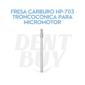 FRESA CARBURO HP-703 TRONCOCONICA PARA MICROMOTOR